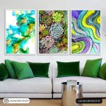 تابلو سه عددی زیبا و خوش رنگ کد 0276