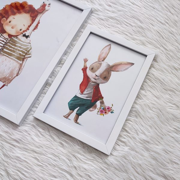 تابلو 4 تکه کودک فانتزی کد 0015 - تصویر 2