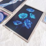 تابلو 6 تکه مدرن و خاص به رنگ آبی کد 0278 - تصویر 2