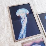 تابلو 6 تکه مدرن و خاص به رنگ آبی کد 0278 - تصویر 3