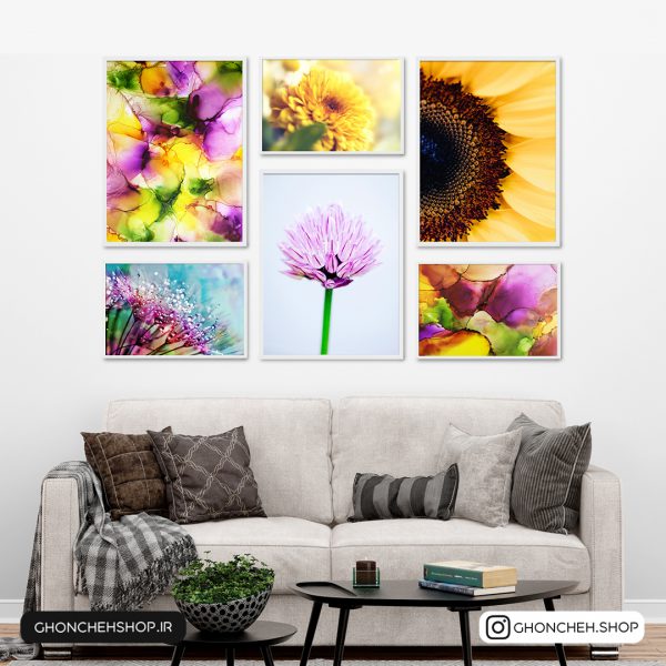 318 تابلو 6 تکه زیبا کد 0252 - تصویر 1