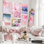 تابلو 6 تکه بهاری شگفت انگیز کد 0289