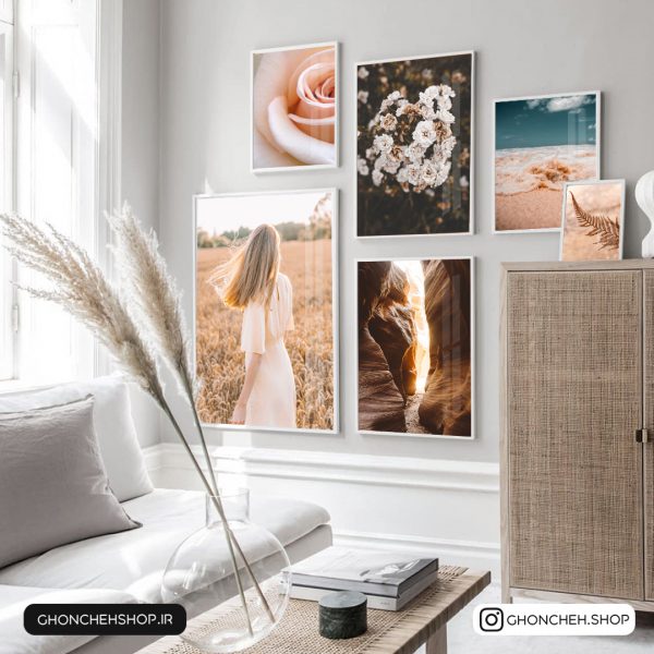 تابلو 6 تکه خاص و مدرن کد 0290 - تصویر 1