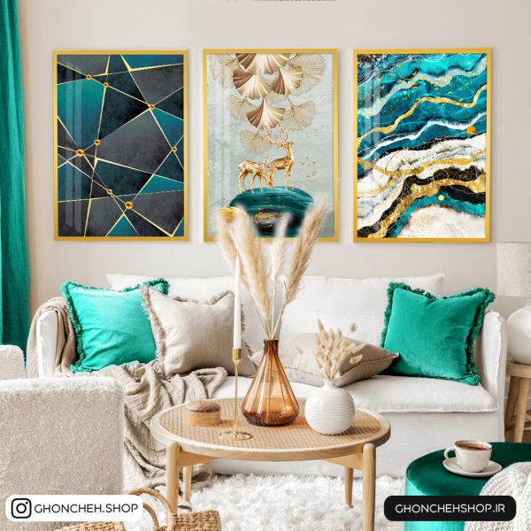 0299 تابلو سه عددی مدرن و لاکچری کد 0299 - تصویر 1