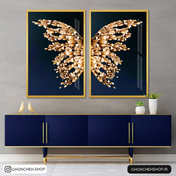 تابلو دو تکه زیبا، پرطرفدار و خاص 0304 - تصویر 1