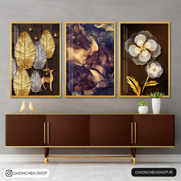 0306 تابلو سه عددی جذاب و شیک 0306 - تصویر 1