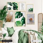 تابلو 6 تکه جذاب و خوش رنگ کد 0319