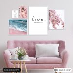 تابلو 5 تکه ملیح و جذاب کد 0337