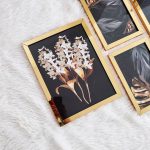 تابلو 5 تکه وان یکاد مشکی طلایی کد 0338 - تصویر 3