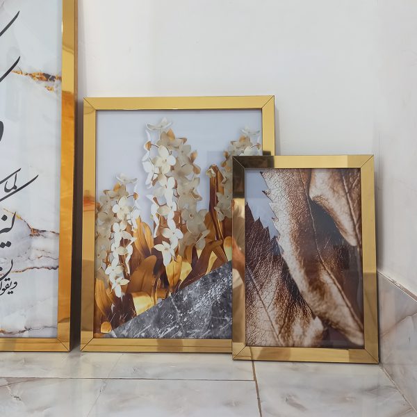 تابلو 5 تکه وان یکاد طلایی کد 0322 - تصویر 6