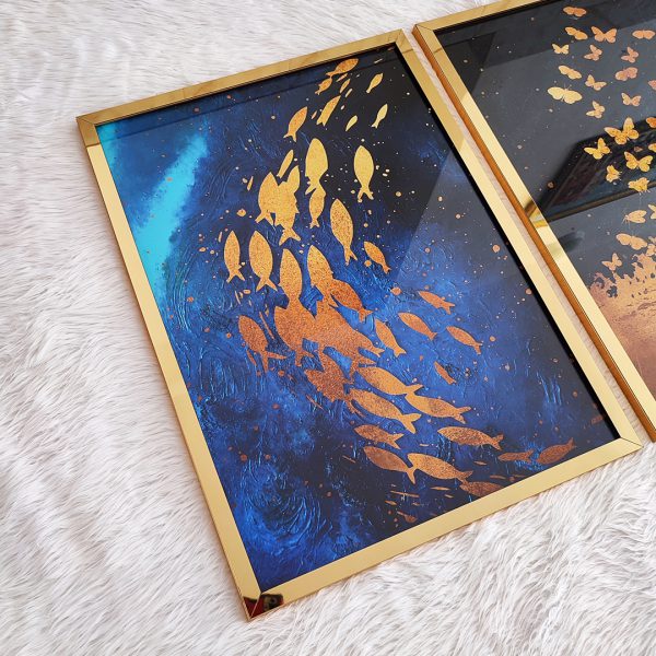 تابلو سه عددی پرطرفدار طلایی کد 0315 - تصویر 2