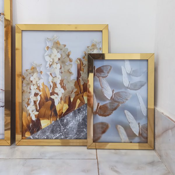 تابلو 5 تکه وان یکاد طلایی کد 0322 - تصویر 5