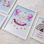 تابلو 4 عددی دخترونه فیلی کد 0016 - تصویر 3