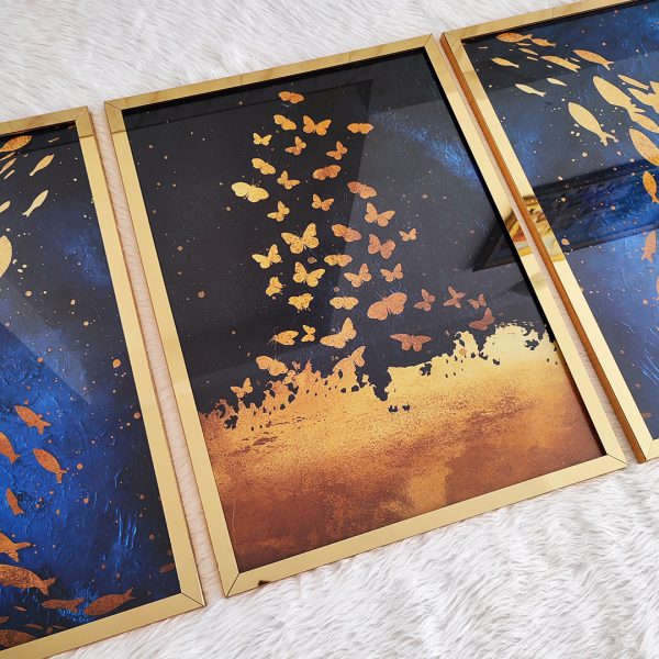 تابلو سه عددی پرطرفدار طلایی کد 0315 - تصویر 3