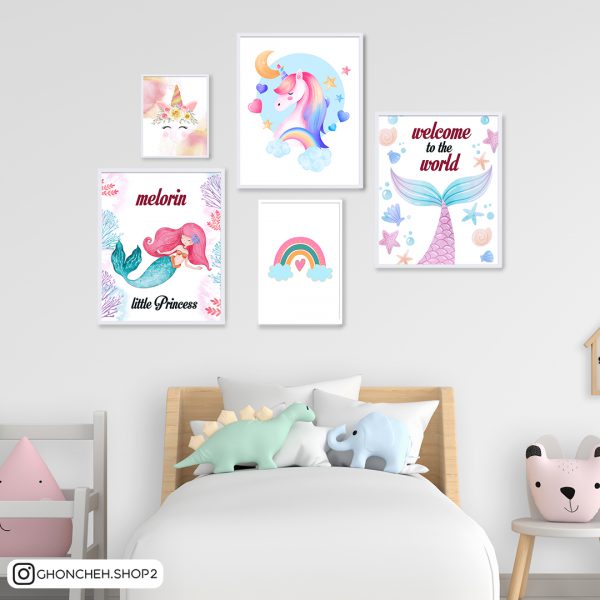 31 تابلو 5 عددی پرنسسی کد0018 - تصویر 1