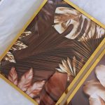 تابلو سه عددی قهوه ای و طلایی کد 0302 - تصویر 5