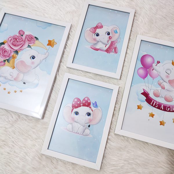 4 تابلو 4 عددی دخترونه فیلی کد 0016 - تصویر 4