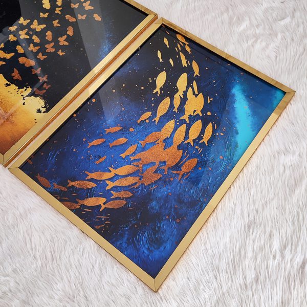 تابلو سه عددی پرطرفدار طلایی کد 0315 - تصویر 4