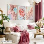 تابلو 5 تکه جذاب و ملیح کد 0293 - تصویر 2