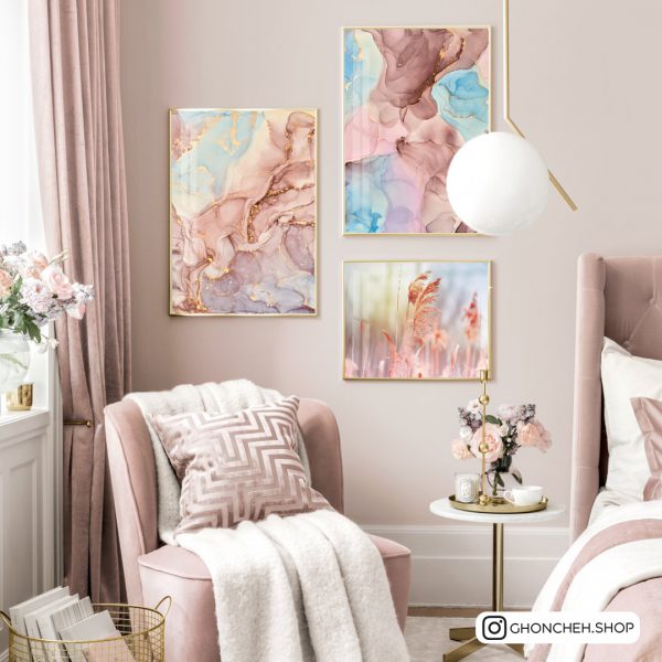 تابلو 5 تکه جذاب و ملیح کد 0293 - تصویر 3