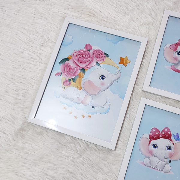 5 تابلو 4 عددی دخترونه فیلی کد 0016 - تصویر 5