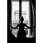 تابلو 7 تکه فوق العاده جذاب طوسی، مشکی و صورتی کد 0312 - تصویر 5