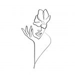 تابلو 7 تکه فوق العاده جذاب طوسی، مشکی و صورتی کد 0312 - تصویر 4