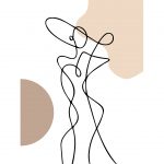 تابلو  7 تکه فوق العاده جذاب قهوه ای و کرمی 0314 - تصویر 8