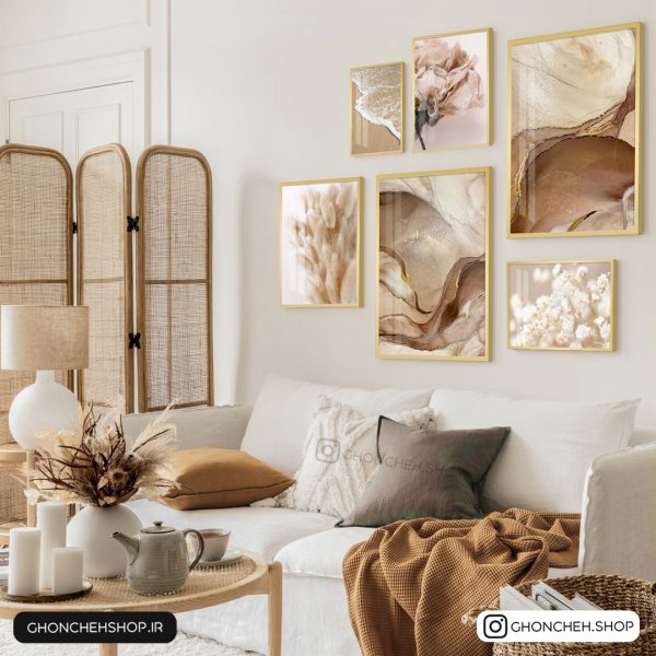 0346 تابلو 6 تکه مدرن و جذاب کد 0346 - تصویر 1