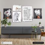 تابلو 5 تکه جذاب و شیک کد 0348