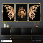 تابلو سه تکه زیبا کد 0359