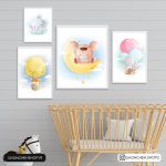 تابلو 5 تکه فانتزی کد 0030