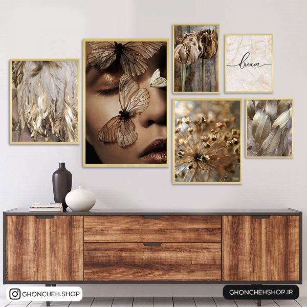 تابلو 6 تکه فوق العاده زیبا کد 0364 - تصویر 1