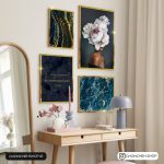 تابلو 4 تکه فوق العاده جذاب کد 0366