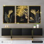 تابلو سه تکه جذاب و مدرن کد 0370