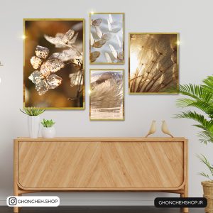 تابلو 4 تکه زیبا و جذاب کد 0371