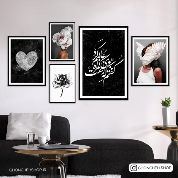 0375 تابلو 5 تکه اسپورت و جذاب کد 0375 - تصویر 1