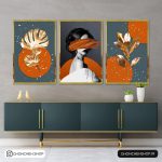 تابلو سه تکه جذاب و جدید کد 0378