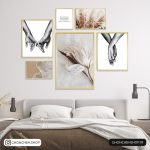 تابلو 6 تکه عاشقانه کد 0379