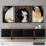 تابلو جذاب همراه با طرح انتزاعی کد 0388