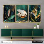 تابلو سه تکه مدرن کد 0390