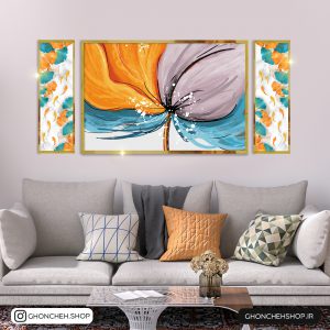 تابلو سه تکه خوش رنگ و زیبا کد 0391