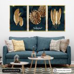 تابلو سه تکه جذاب و مدرن کد 0398