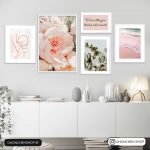 تابلو 6 تکه جذاب و زیبا کد 0399