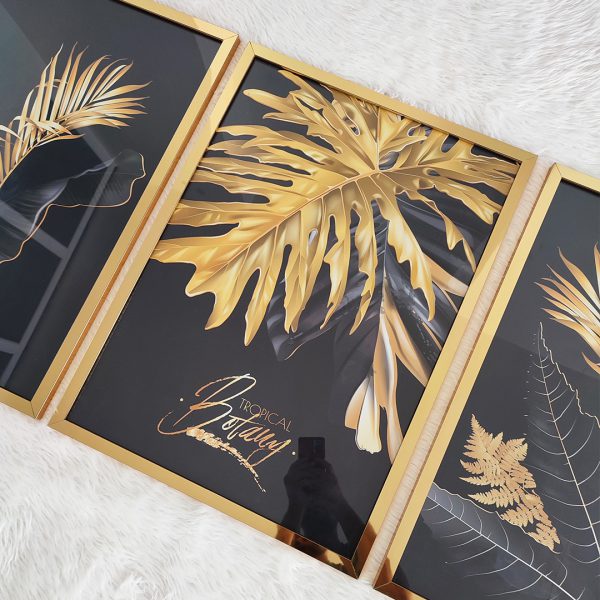 تابلو سه تکه جذاب و مدرن کد 0370 - تصویر 3