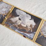 تابلو سه تکه جذاب و مدرن کد 0376 - تصویر 3