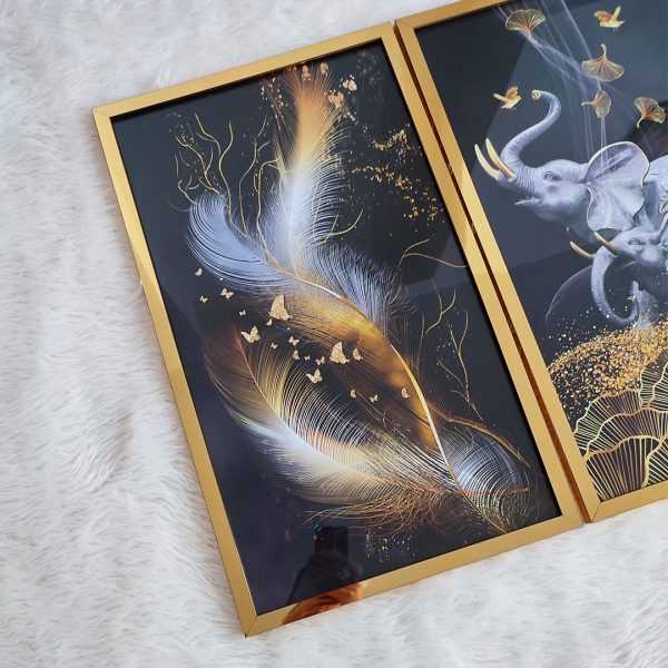 تابلو سه تکه مدرن کد 0393 - تصویر 4