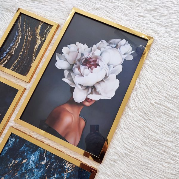 تابلو 4 تکه فوق العاده جذاب کد 0366 - تصویر 2