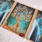 تابلو سه تکه زیبا و مدرن کد 0363 - تصویر 3