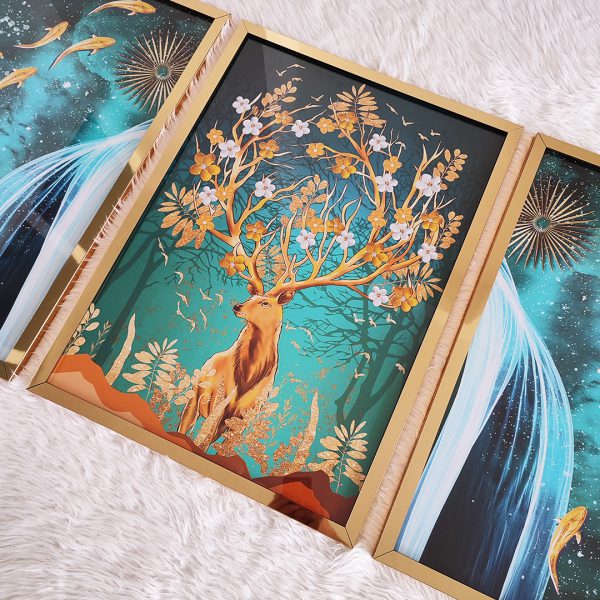 3 تابلو سه تکه زیبا و مدرن کد 0363 - تصویر 3